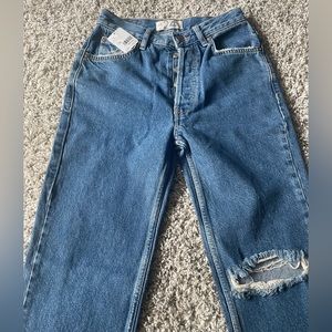 Free People (New with tags) Size 24 high wasted boot cut jeans